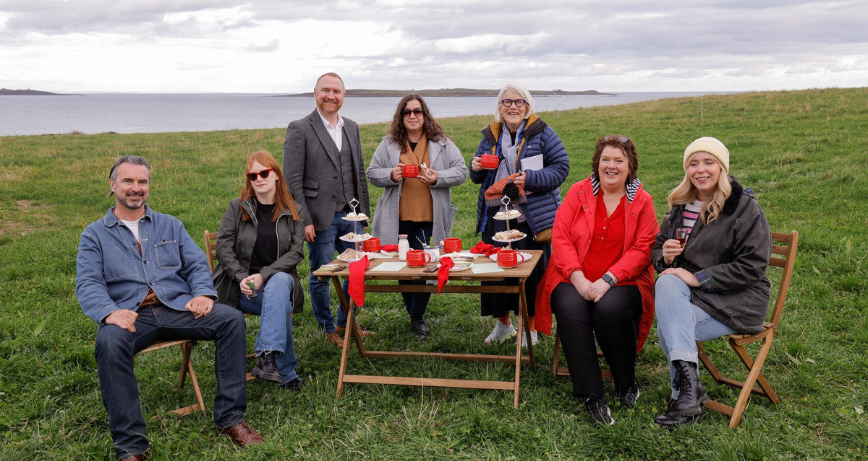 Irish Food Writers' Guild visit Ballyboley Farm